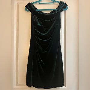 Vince Camuto Velvet Green Dress